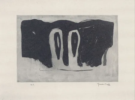 飞尘腐蚀法 Hernandez Pijuan - Xiprers en el paisatge