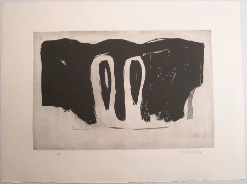 飞尘腐蚀法 Hernandez Pijuan - Xipres en el Paissatge