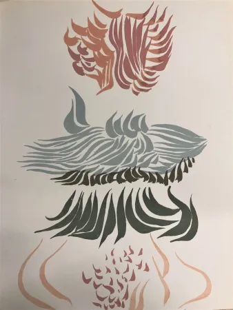 石版画 Herold - Composition,