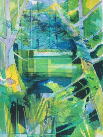 石版画 Hilaire - Normandie, Bord de l’Epte