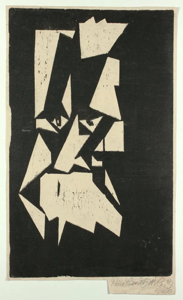 木刻 Hilker -  Kopf (Head)