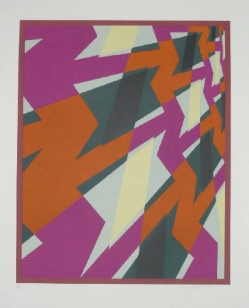 石版画 Hinterreiter - Composition 4