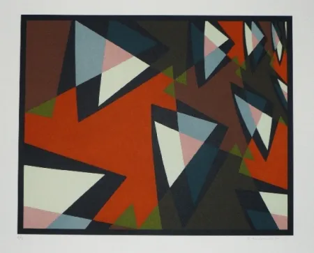 石版画 Hinterreiter - Composition