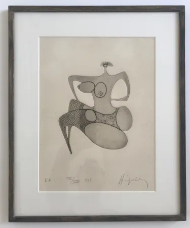 蚀刻版画 Hiquilly -  La forme de nos désirs