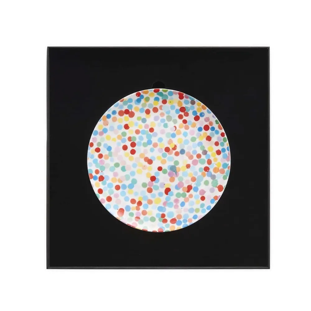 复数作品 Hirst - All Over Dot Signed Plate