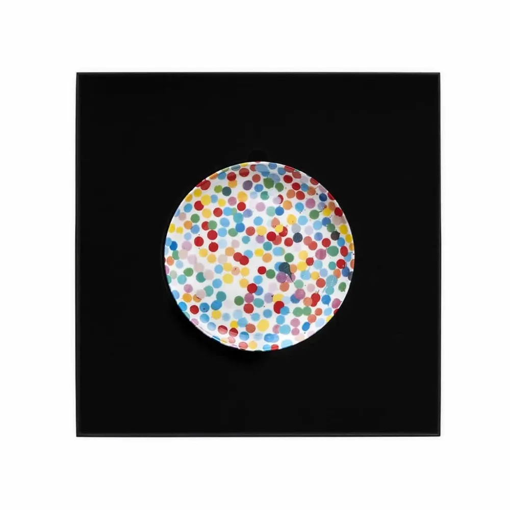 复数作品 Hirst - All Over Dot Small Signed Plate