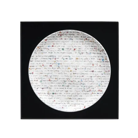 复数作品 Hirst - All Over Text Large Plate