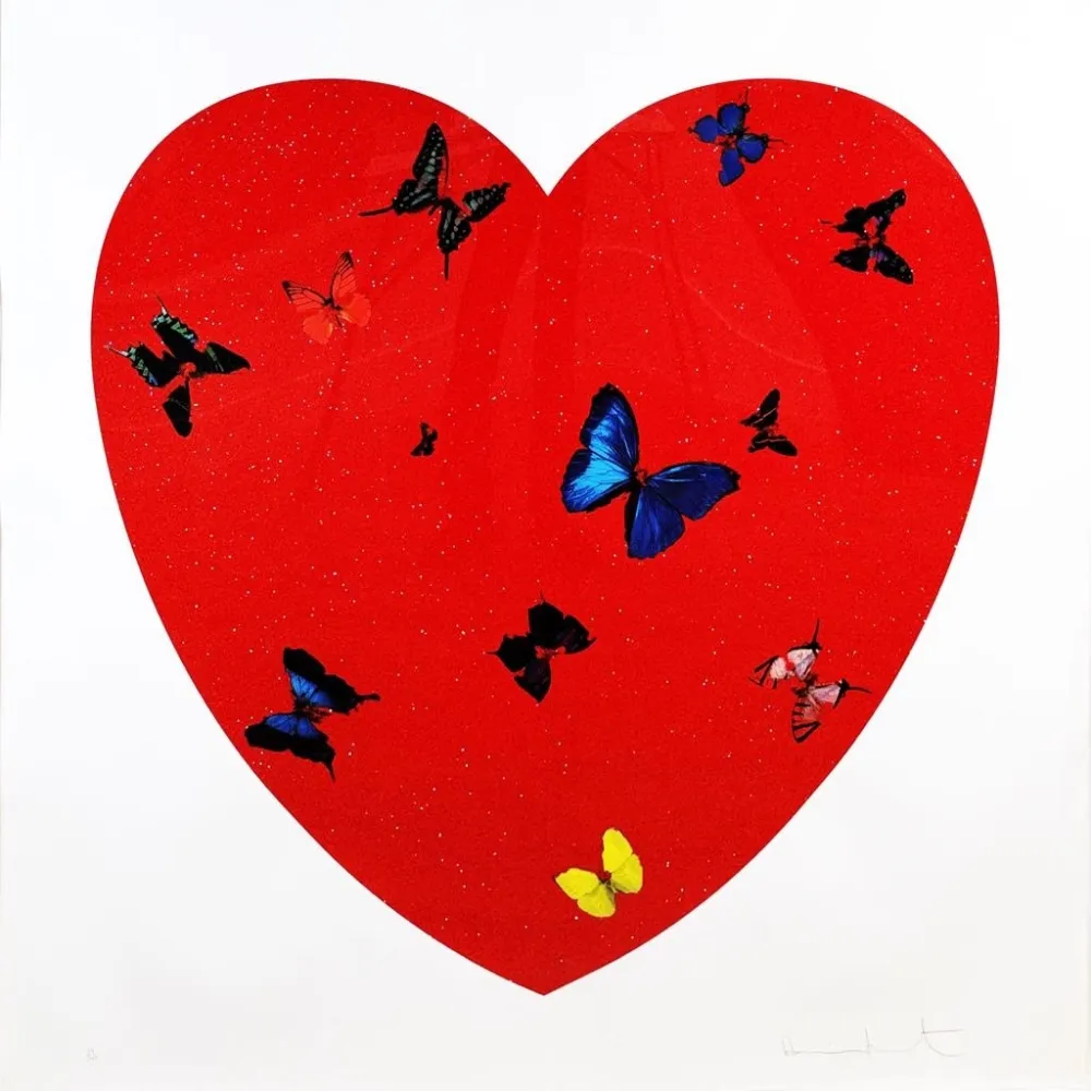 丝网印刷 Hirst - All You Need is Love Love Love