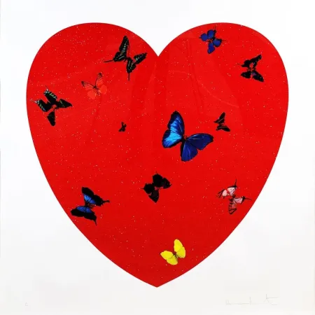 丝网印刷 Hirst - All You Need is Love Love Love
