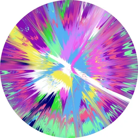 复数作品 Hirst - Beautiful, Carefully Acquired, Richly Deserved Vapor Painting