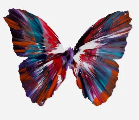 无技术 Hirst - Butterfly Spin Painting