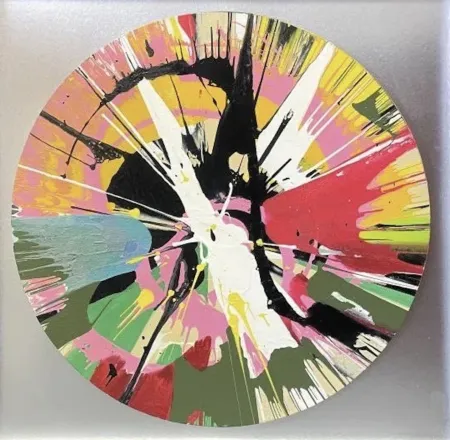 复数作品 Hirst - Circle Spin Painting on Canvas