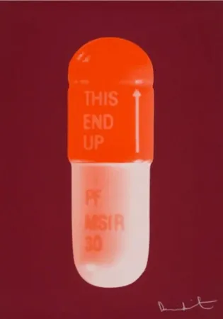 丝网印刷 Hirst - The Cure (Sienna Red/Tangerine/Light Tangerine)