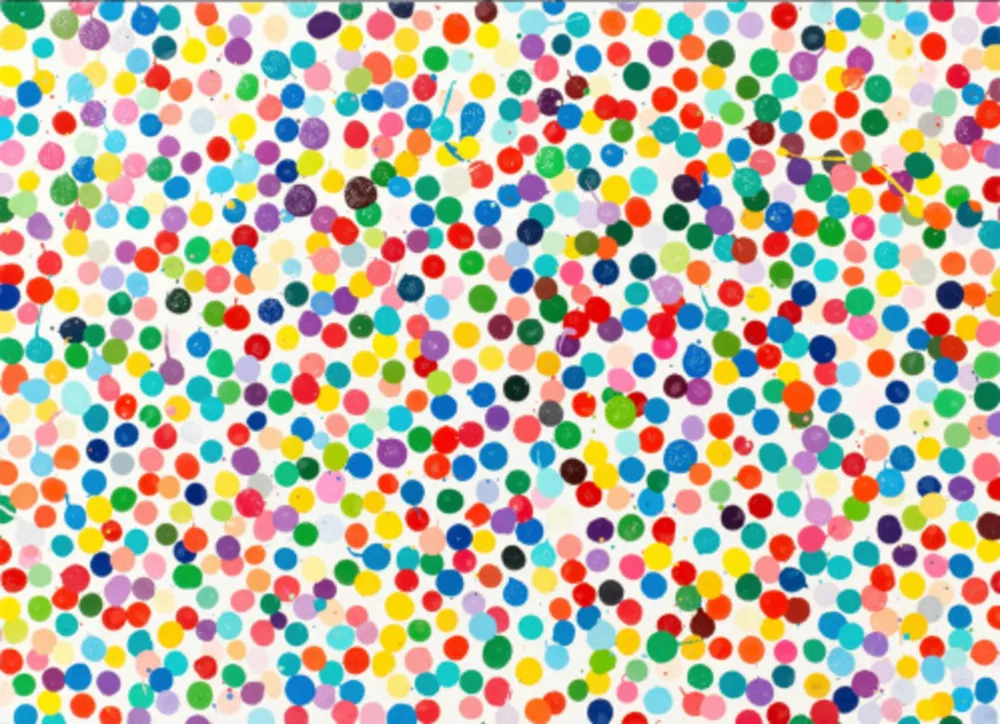 复数作品 Hirst - The Currency Unique Painting