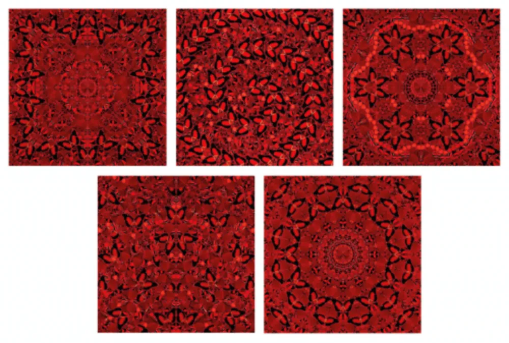 复数作品 Hirst - The Empresses (set of 5)