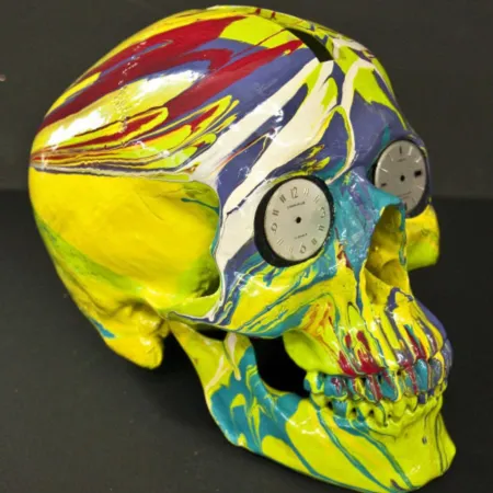 复数作品 Hirst - The Hours Spin Skull