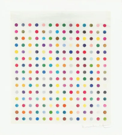 复数作品 Hirst - Untitled B Spot Drawing