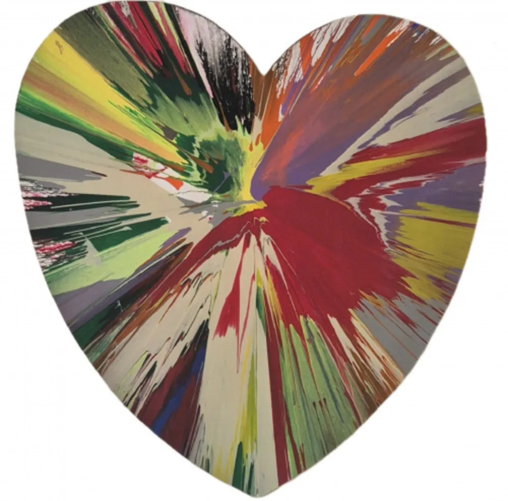 复数作品 Hirst - Untitled (spin - heart)