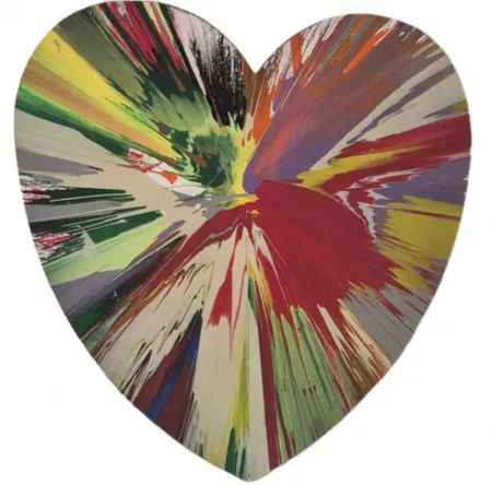 复数作品 Hirst - Untitled (spin - heart)