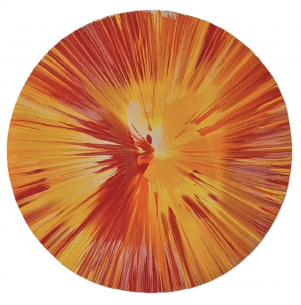 复数作品 Hirst - Untitled (spin - orange)