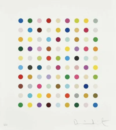 丝网印刷 Hirst - Untitled - spot print B