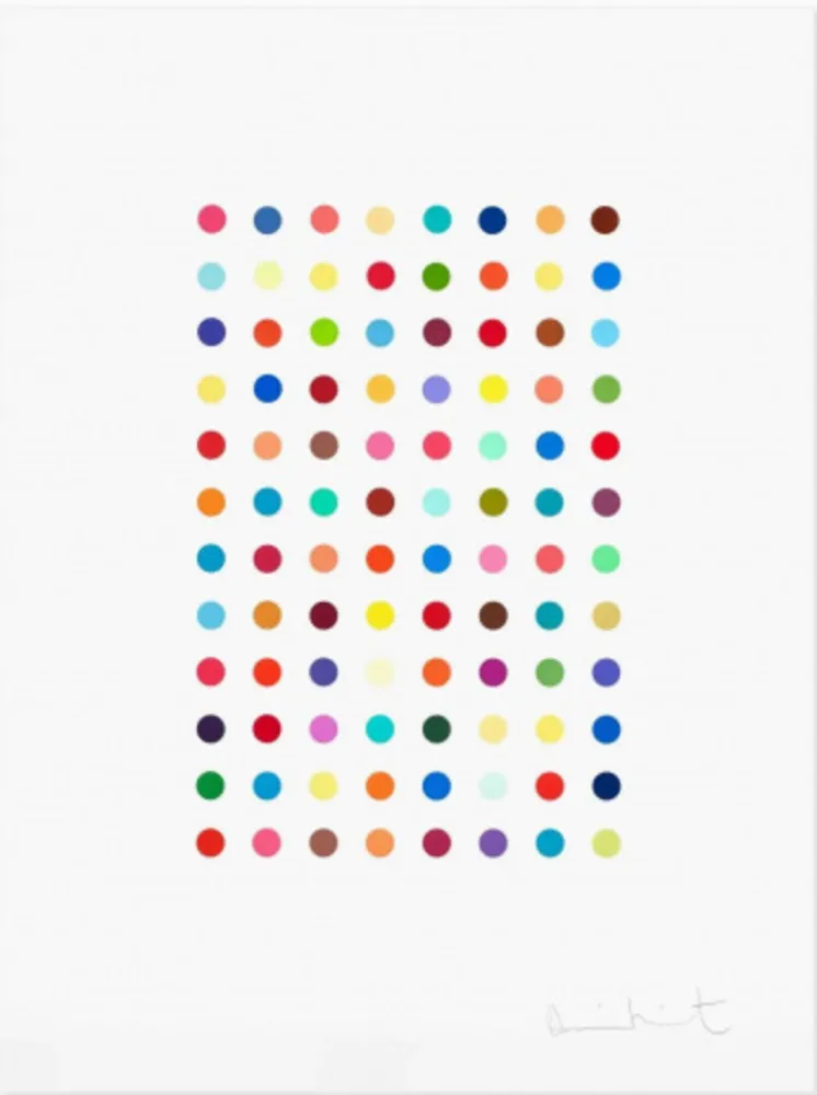版画 Hirst - Xylene Cyanol Dye Solution