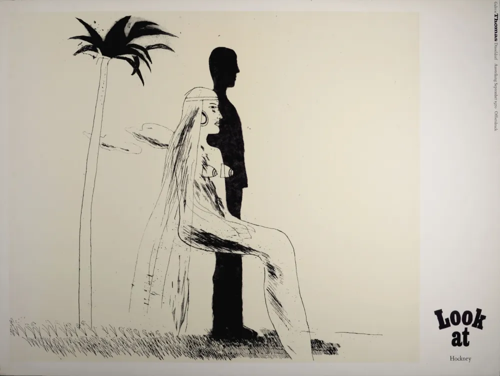 石版画 Hockney - (After) Look at Hockney, 1970