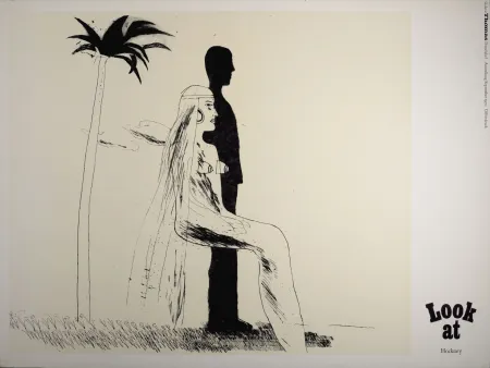 石版画 Hockney - (After) Look at Hockney, 1970