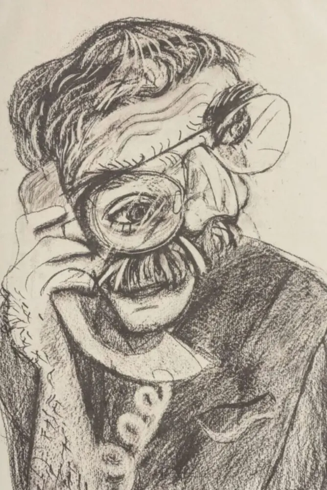 石版画 Hockney - An Image of Ken