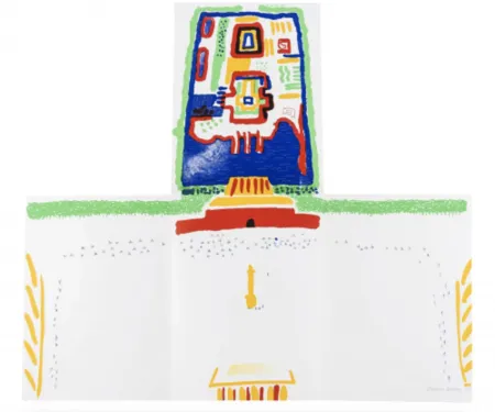 石版画 Hockney - China Diary (MCA Tokyo 254)