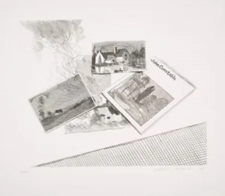 蚀刻飞尘法 Hockney - For John Constable