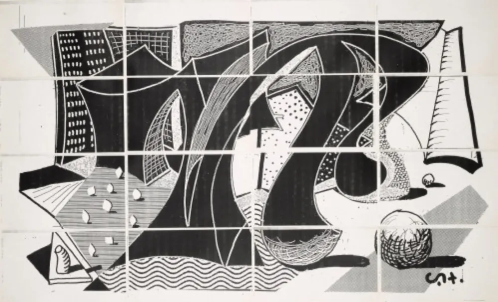 复数作品 Hockney - Hotel By The Sea