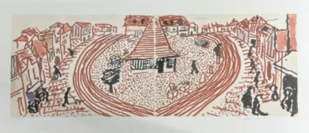 复数作品 Hockney - My Second Drawing of Beuvron-en-Auge