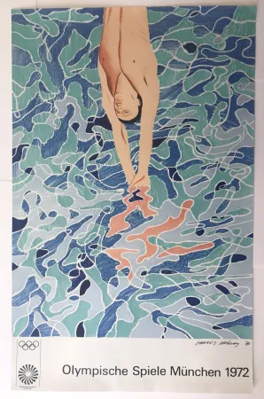 海报 Hockney - Olympische Spiele München