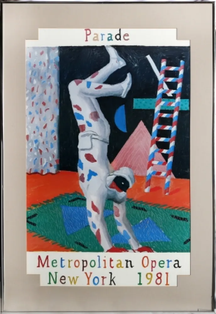 胶版印刷 Hockney - Parade, Metropolitan Opera