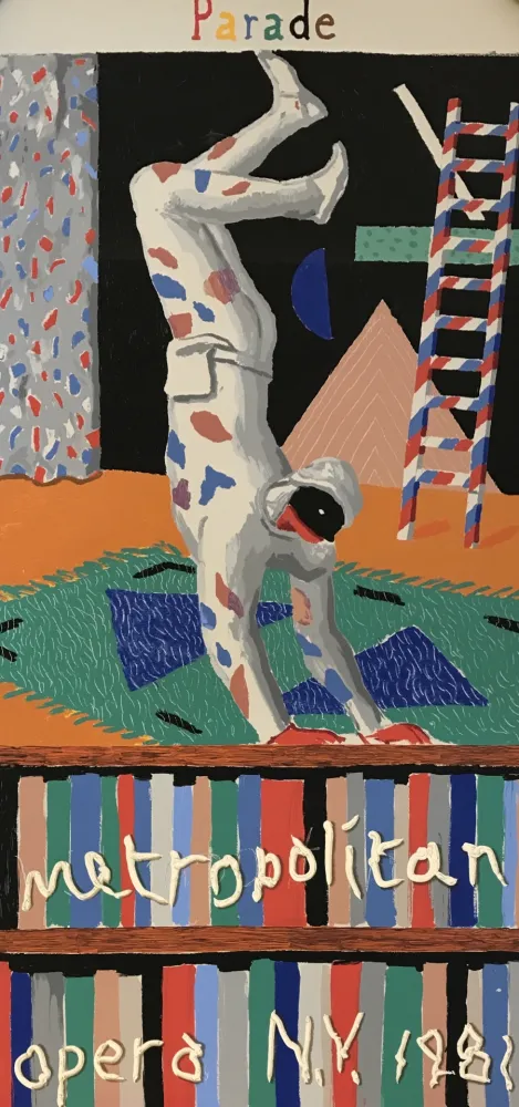 丝网印刷 Hockney - Parade – Metropolitan Opera NY