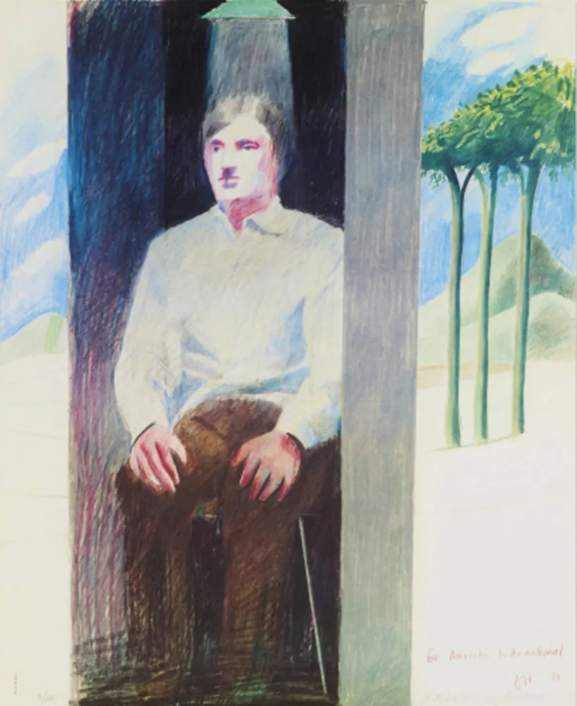 胶版印刷 Hockney - Prisoner, for Amnesty International