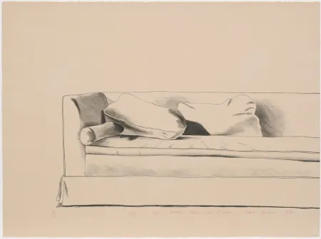 石版画 Hockney - Sofa 8501 Hedges Place Los Angeles