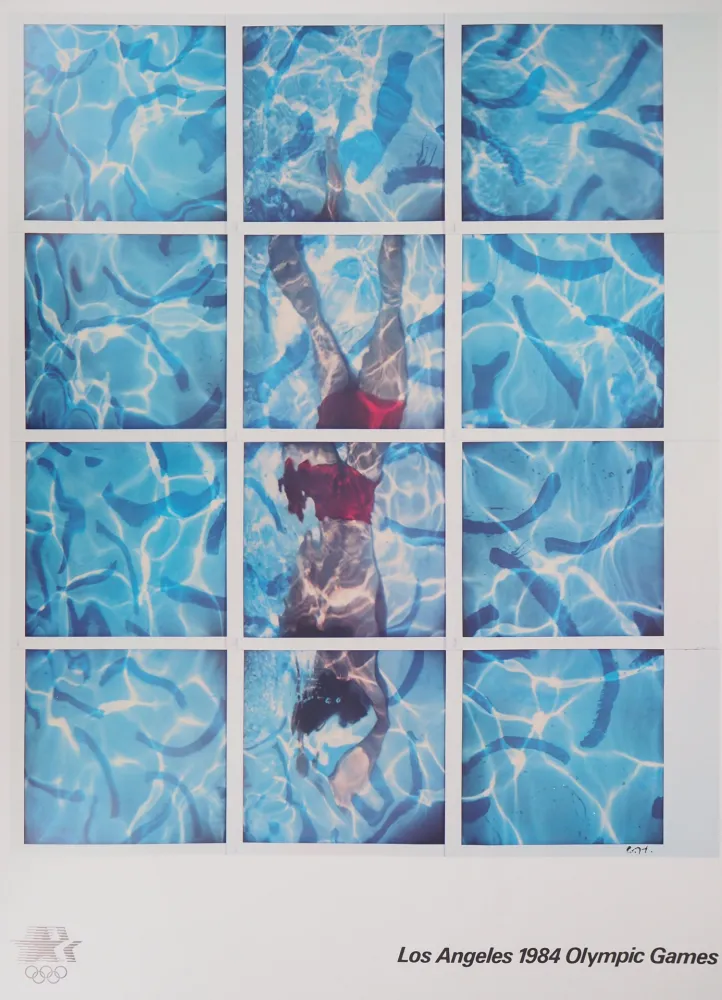 海报 Hockney - Swimmer, Pool Diver