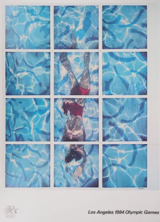海报 Hockney - Swimmer, Pool Diver
