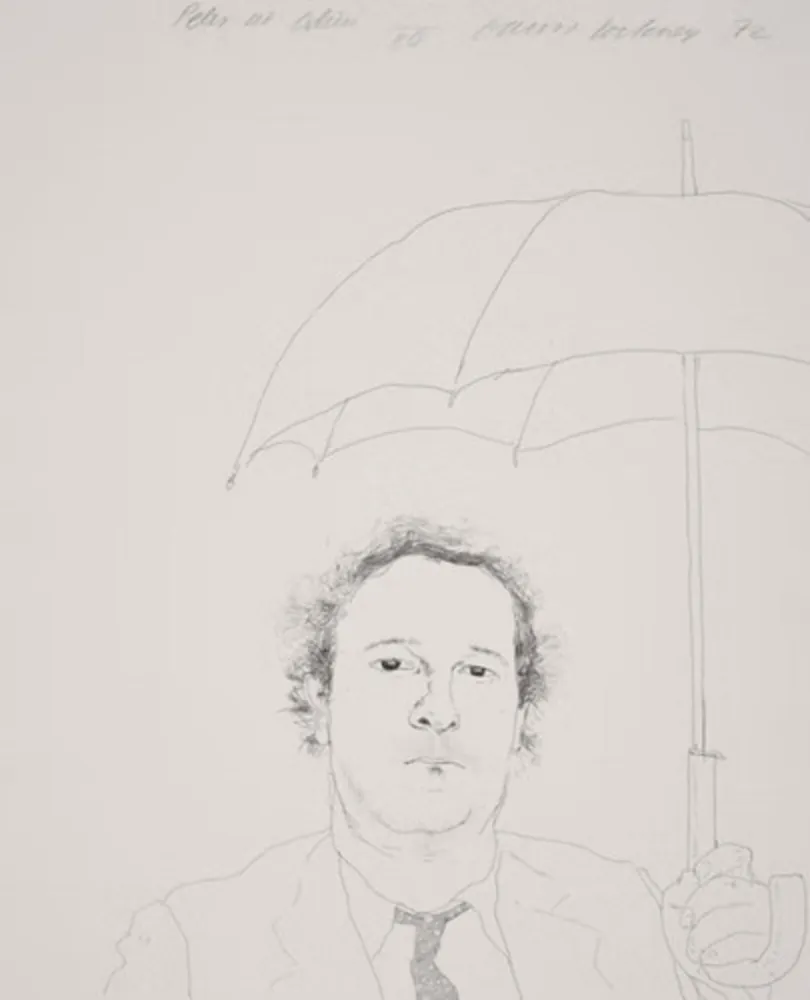 蚀刻飞尘法 Hockney - The Restaurateur - Peter At Odins