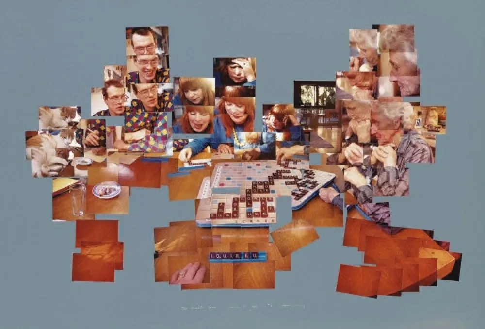 复数作品 Hockney - The Scrabble Game