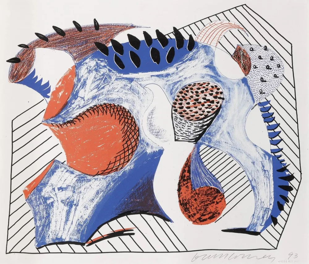 复数作品 Hockney - Untitled (for Joel Wachs)