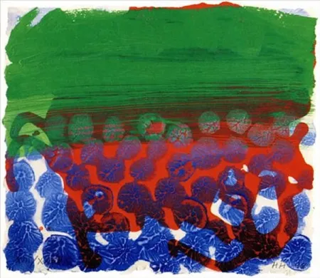 版画 Hodgkin - In a Public Garden