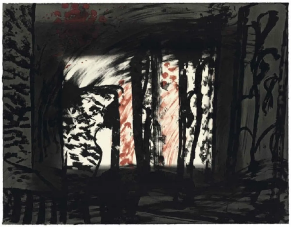 石版画 Hodgkin - Sand