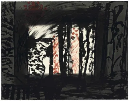 石版画 Hodgkin - Sand