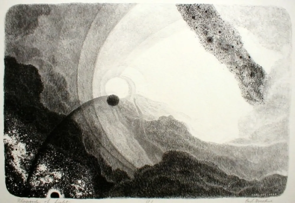 石版画 Hoeckner - Rhapsody of Light