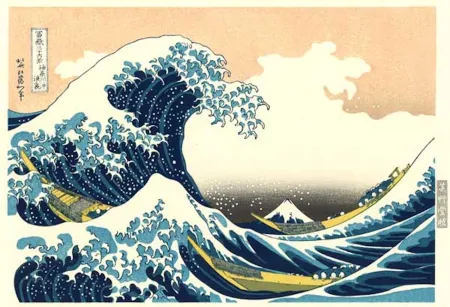 无技术 Hokusai - The great wave of Kanazawa