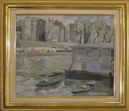 无技术 Holy - Paris, Kanal mit Bateaux-Lavoir