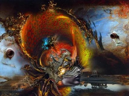 数码版画 Hornung - I had no earthly Idea